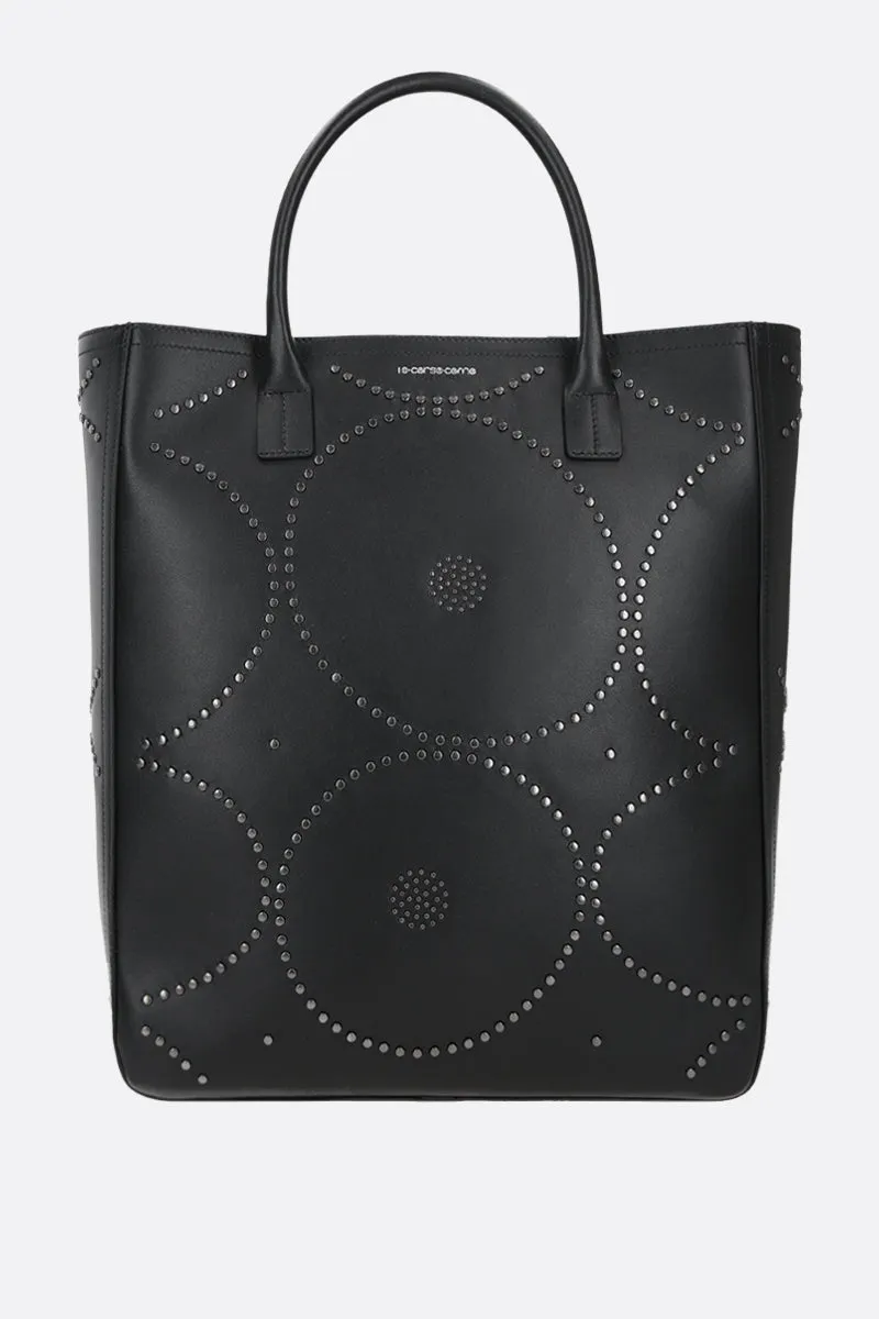  borsa tote Tresor media in pelle liscia  
