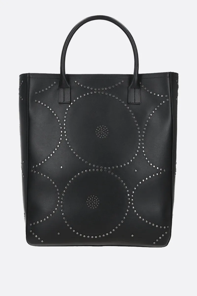  borsa tote Tresor media in pelle liscia  