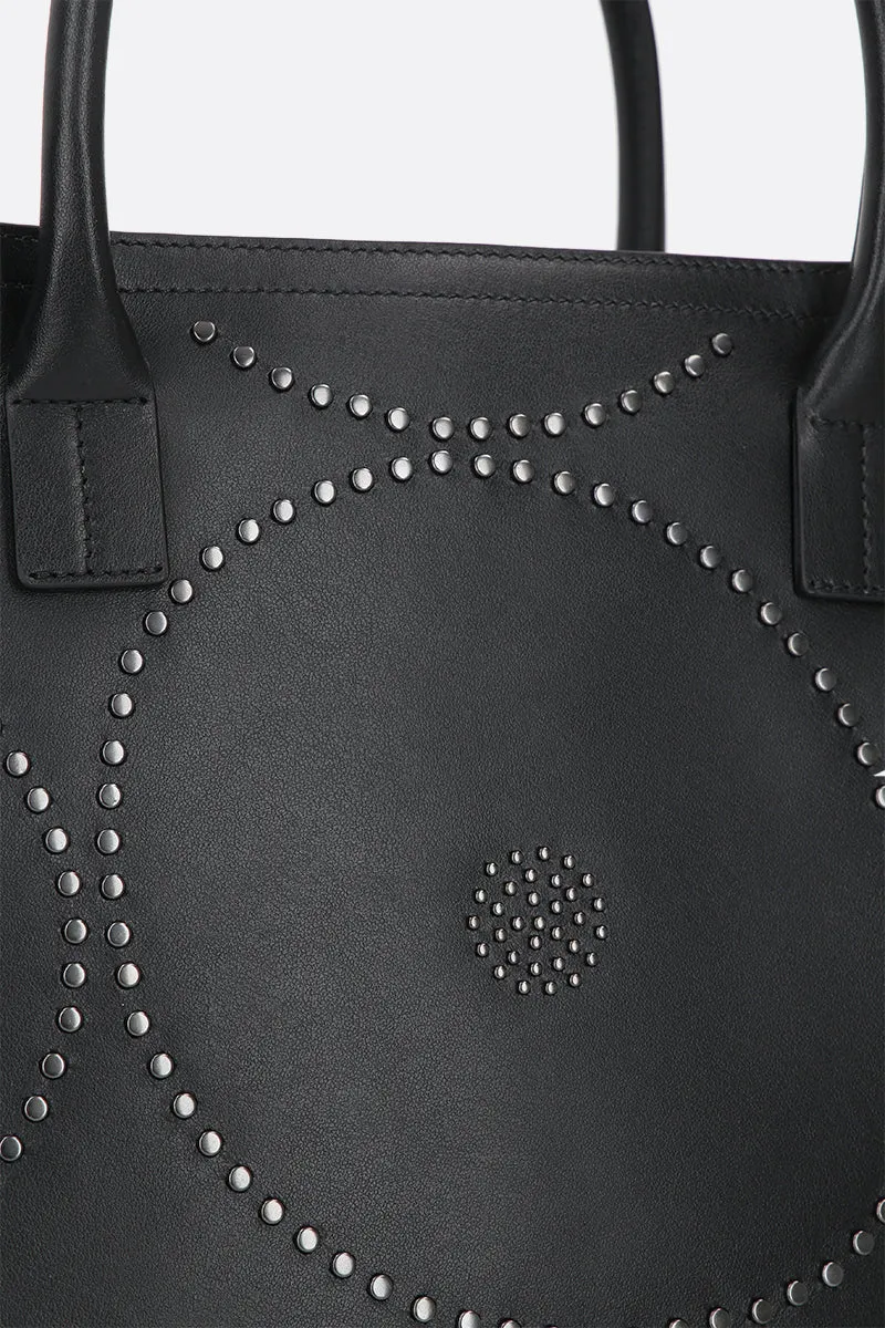  borsa tote Tresor media in pelle liscia  