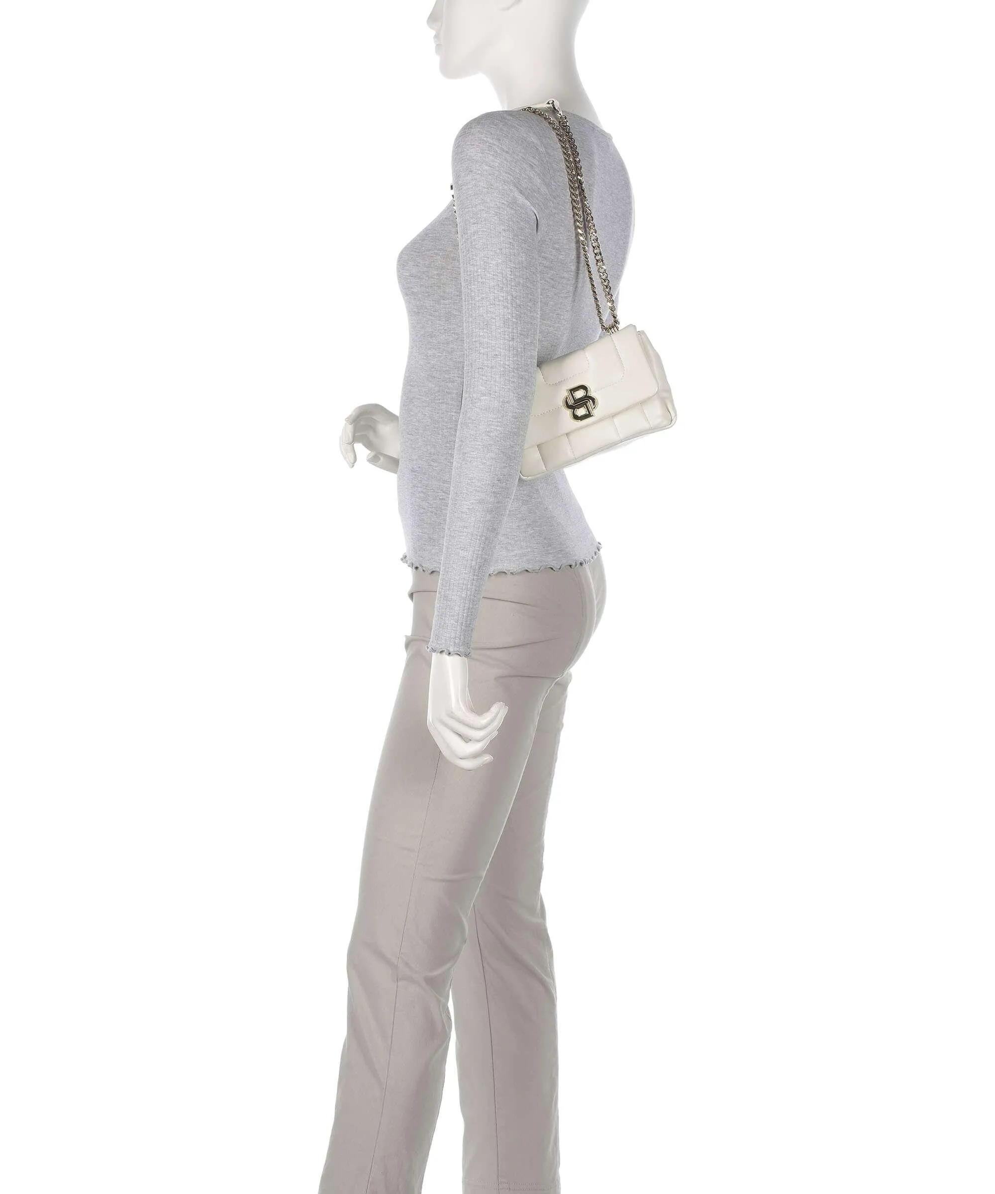  BOSS B Icon Borsa a spalla pelle sintetica bianco  