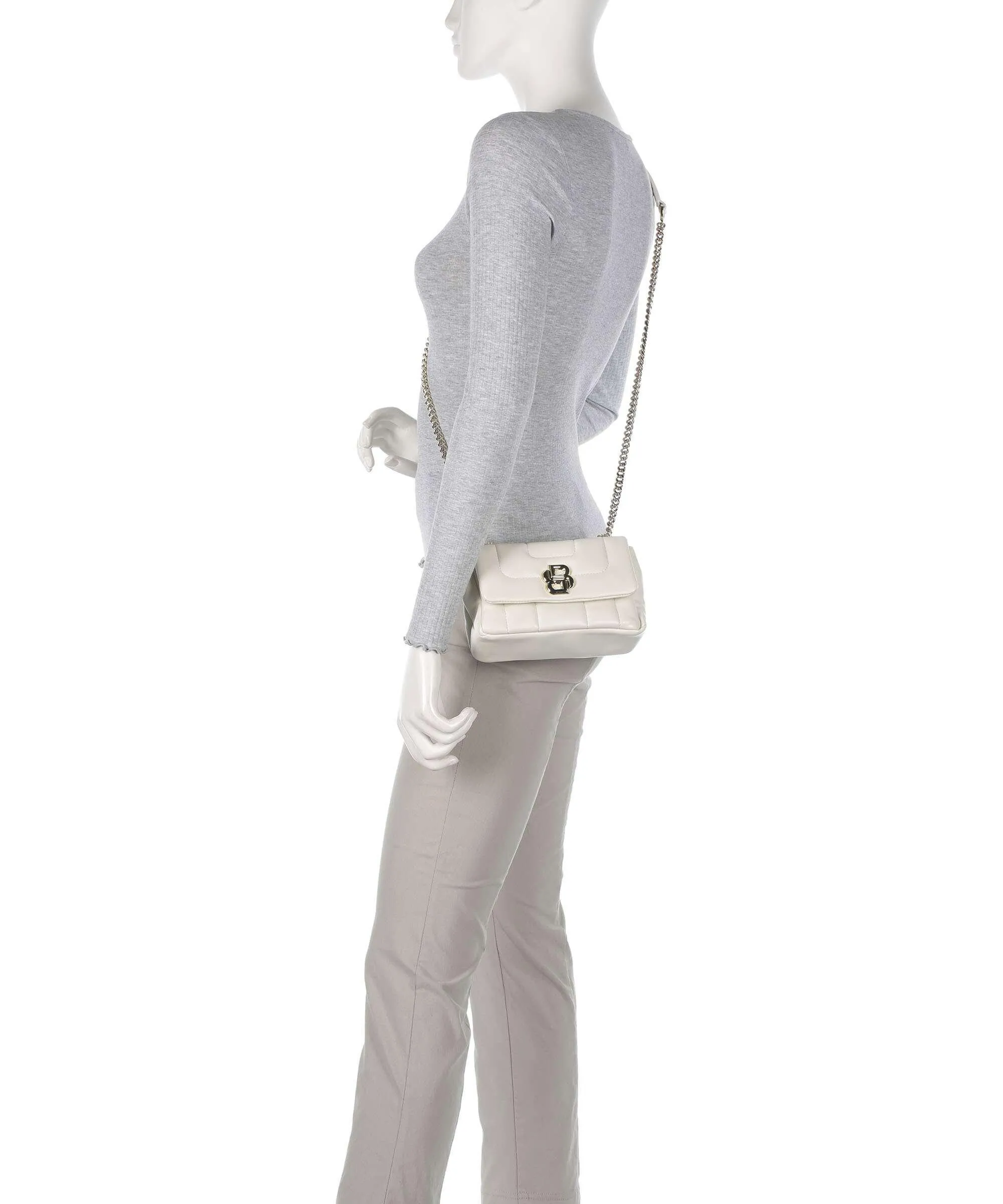  BOSS B Icon Borsa a spalla pelle sintetica bianco  