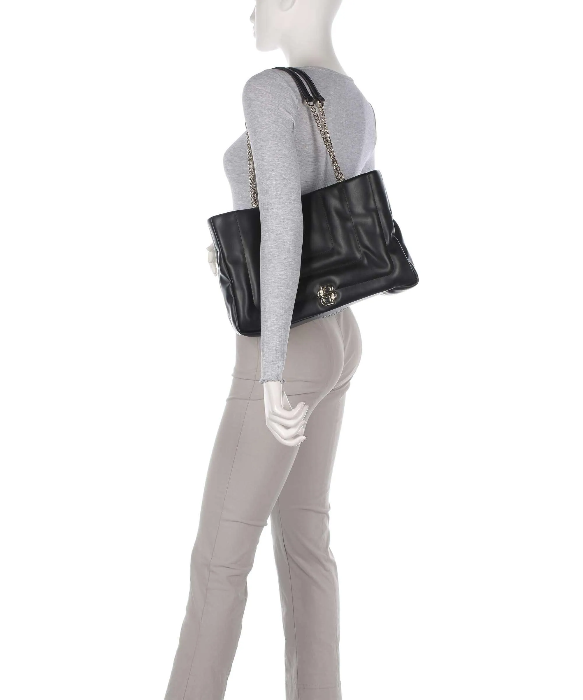  BOSS B Icon Borsa shopper pelle sintetica nero  