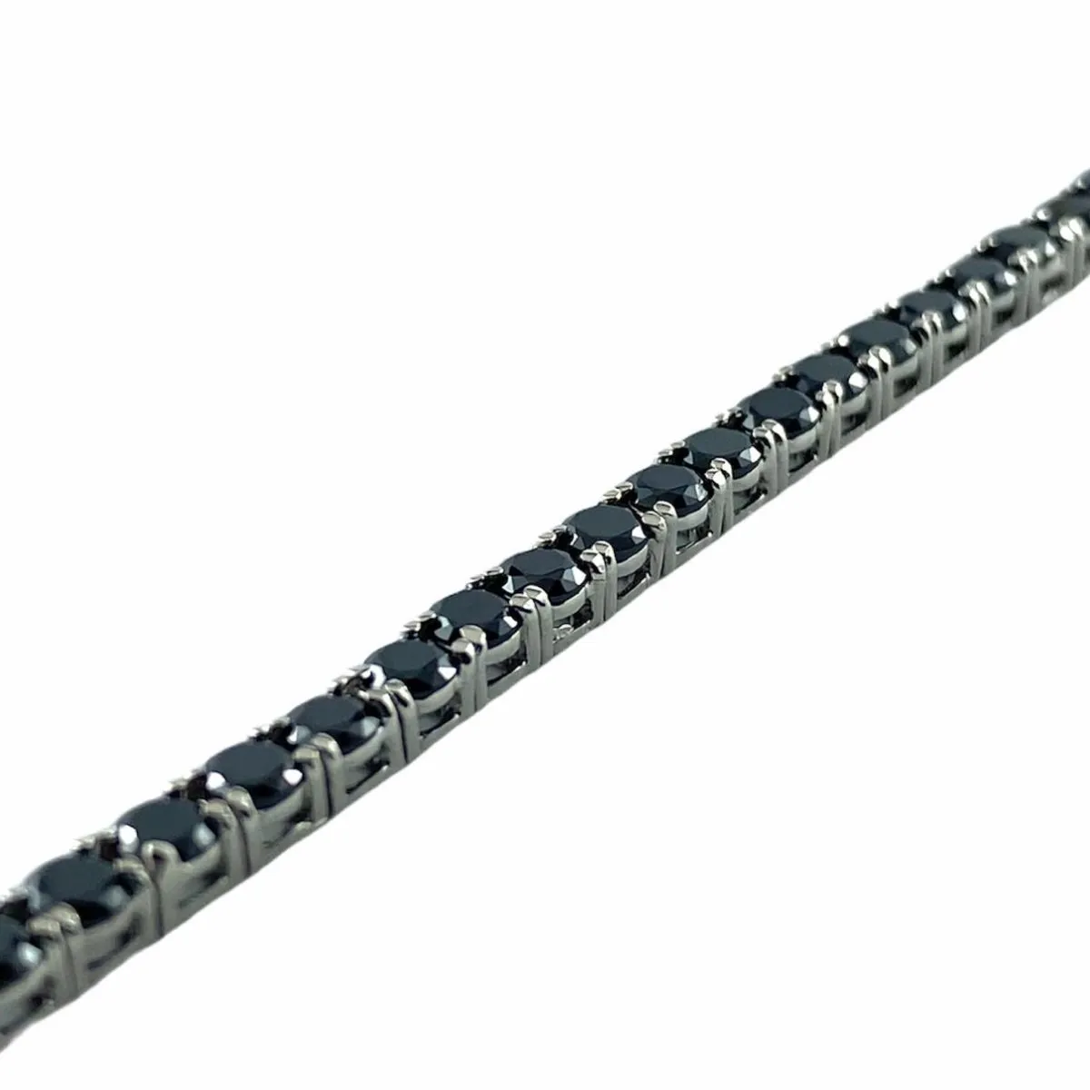 Bracciale Tennis con zirconi neri - Simmi925