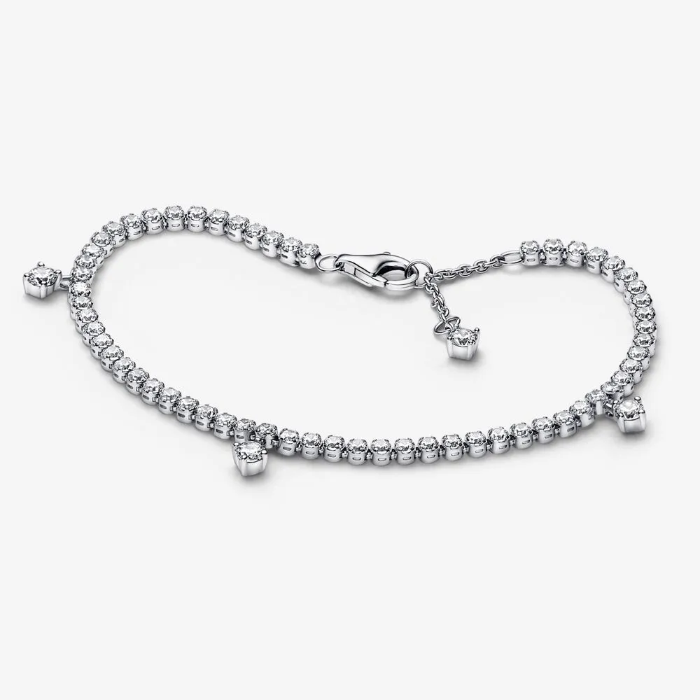 Bracciale Tennis Pandora con Gocce Luminose 592401C01