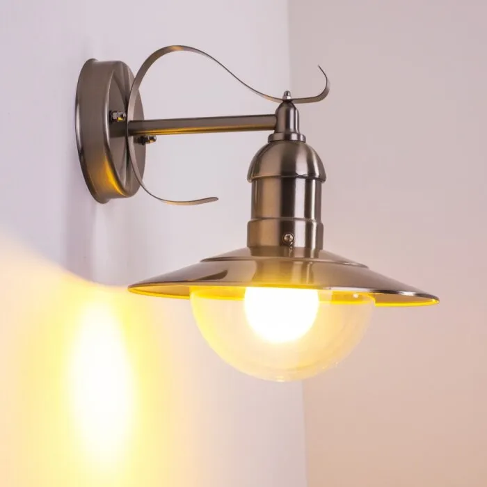 Broni Applique per esterno Acciaio inox, 1-Luce