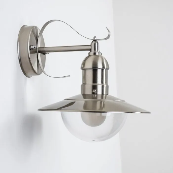 Broni Applique per esterno Acciaio inox, 1-Luce