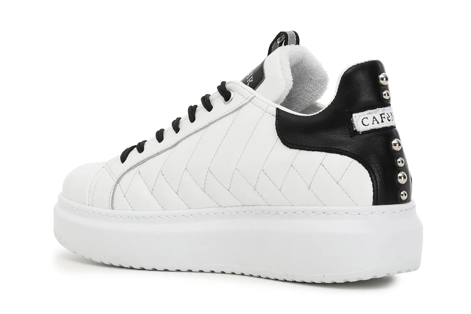 CafèNoir donna sneakers in pelle trapuntata