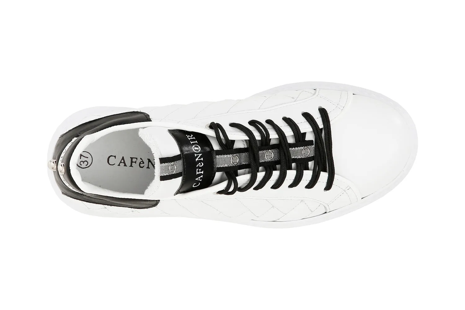 CafèNoir donna sneakers in pelle trapuntata