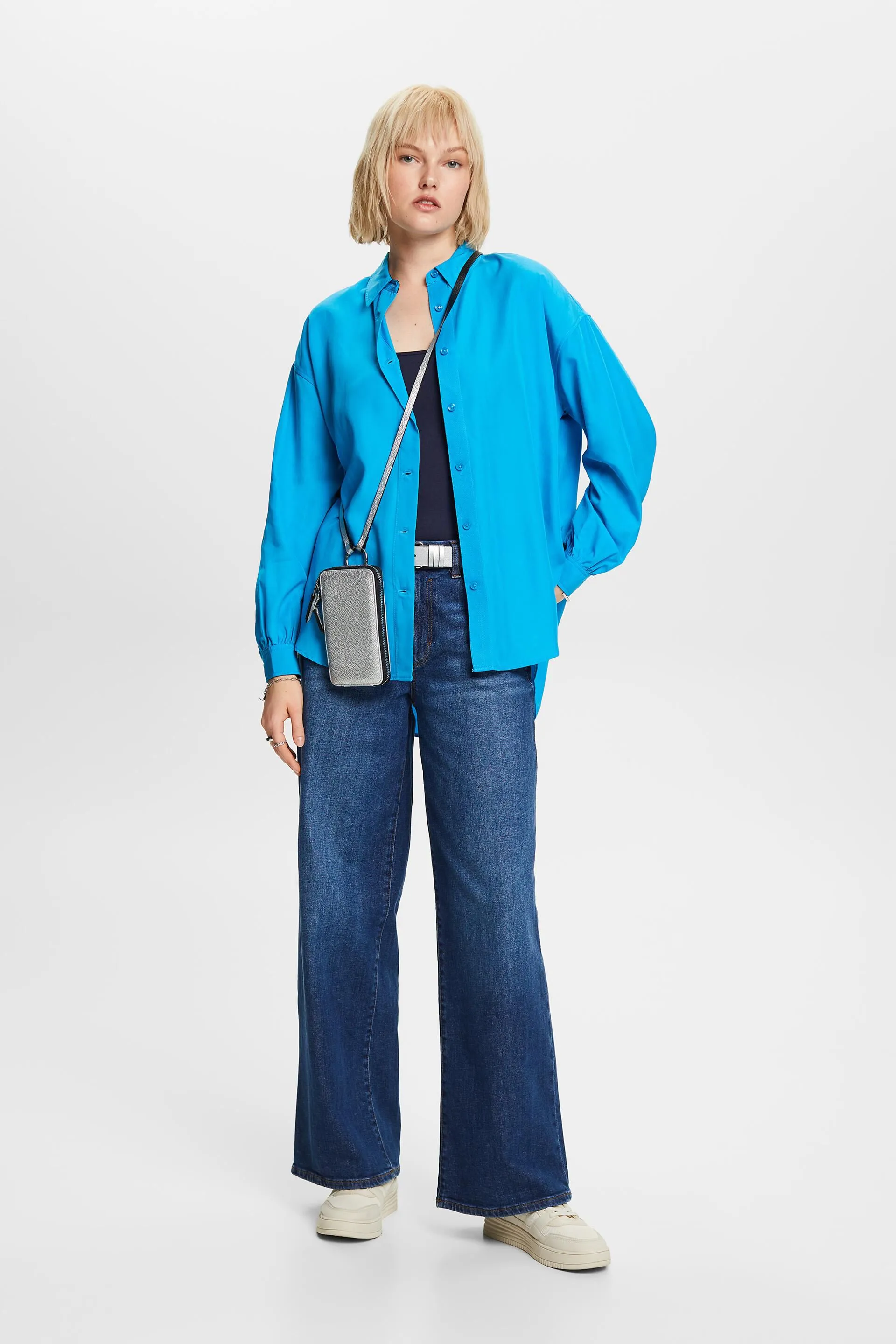 Camicia blusata oversize