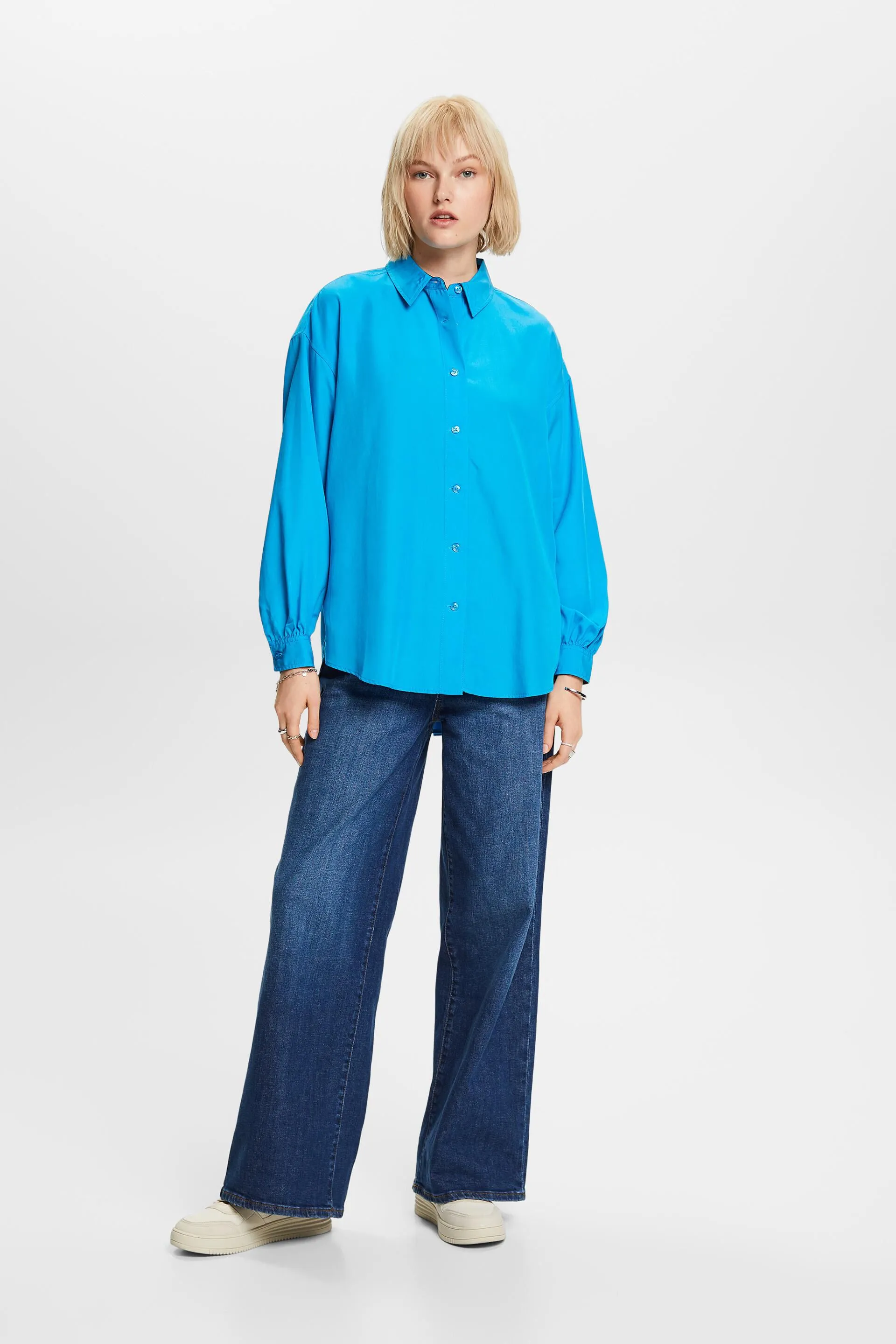 Camicia blusata oversize
