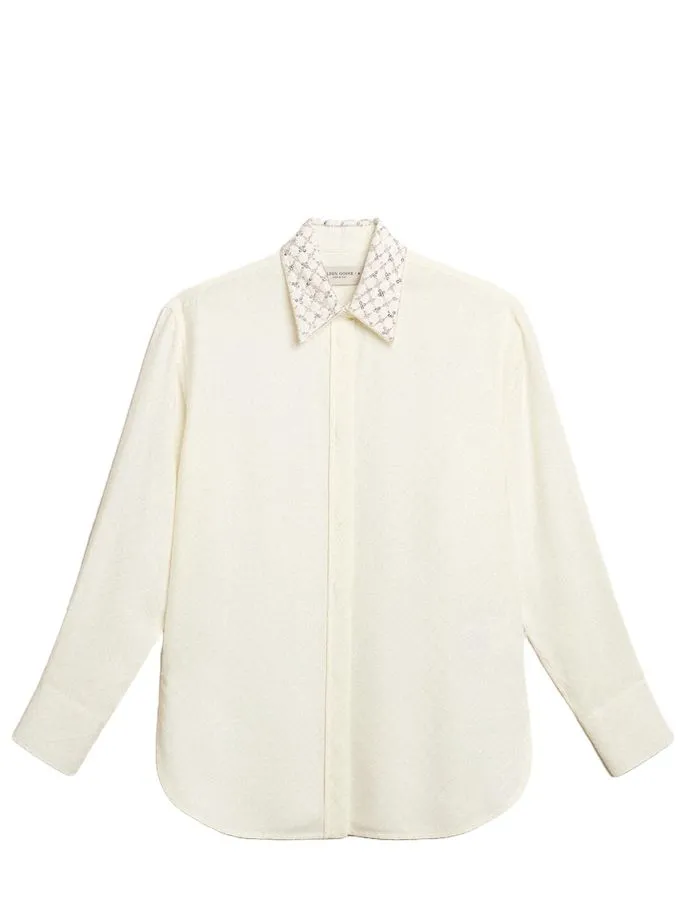 Camicia con ricamo