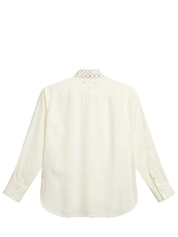 Camicia con ricamo