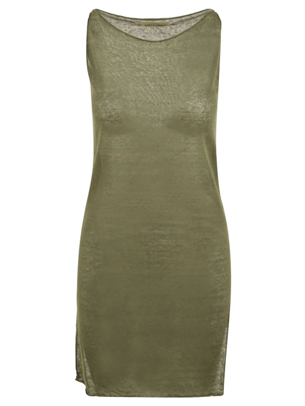 Canotta Donna lunga verde