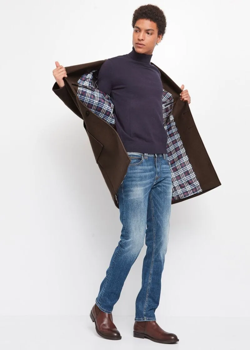 Cappotto con revers