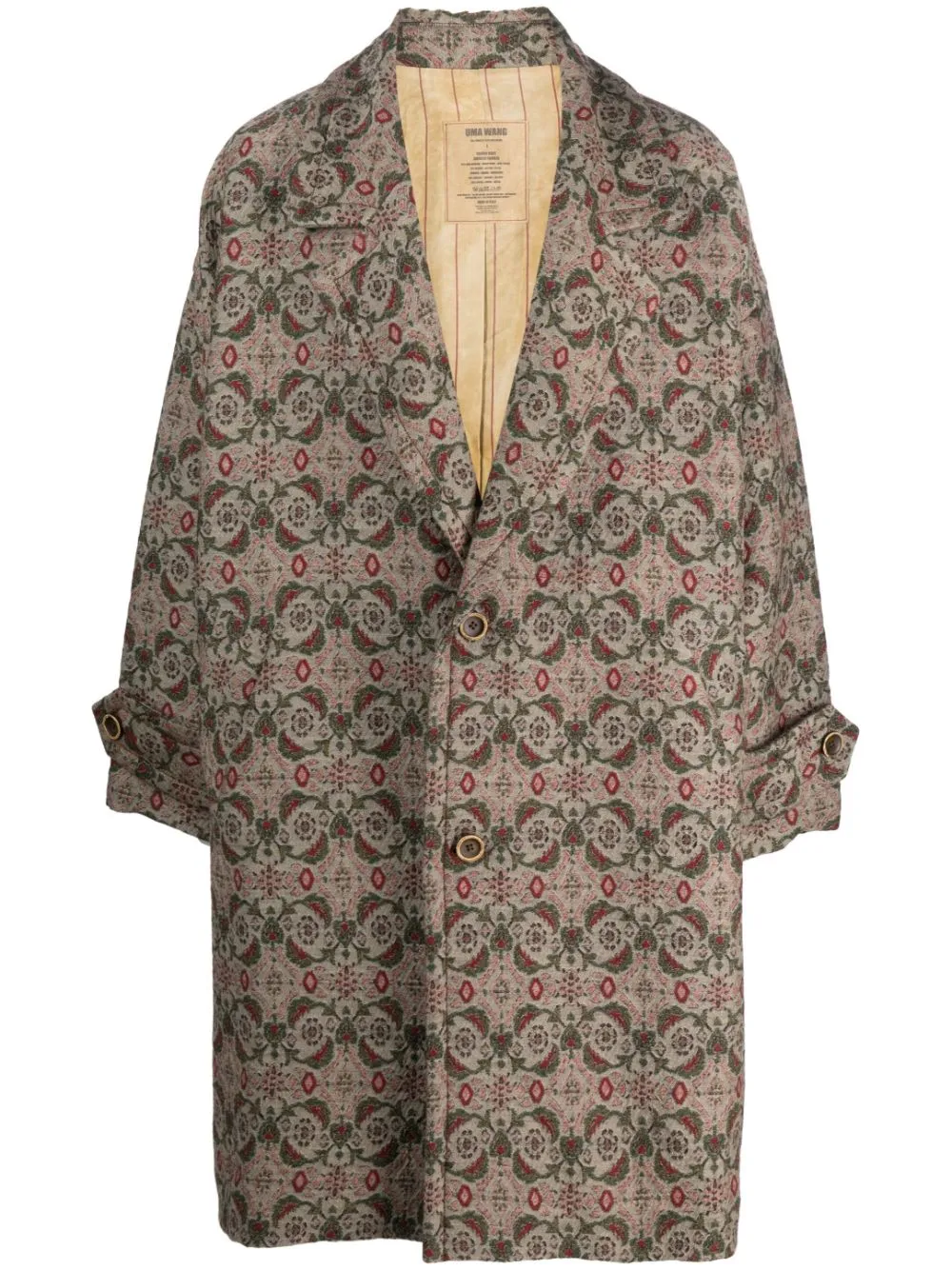 cappotto jaquard