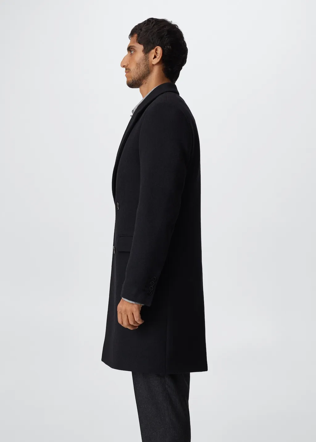 Cappotto lungo lana