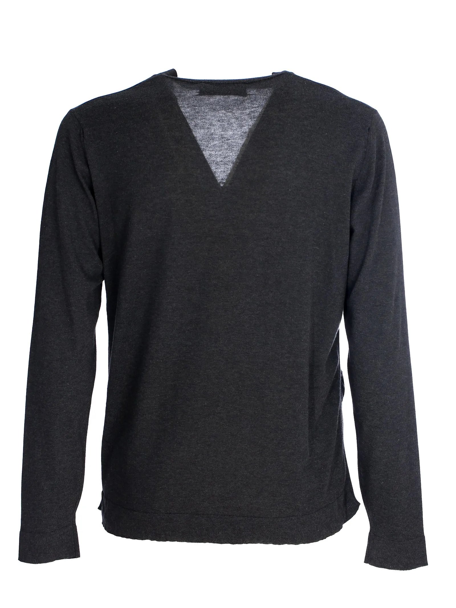 CARDIGAN GRIGIO IN COTONE CON COULISSE