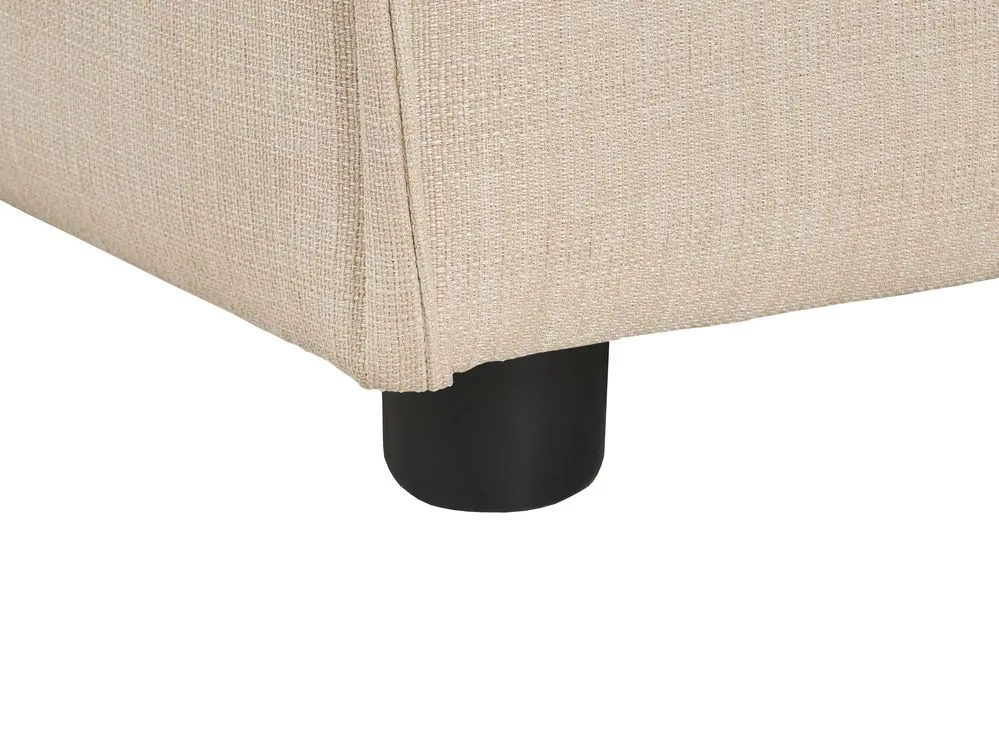 Chaise longue tessuto beige lato destro ARDAL