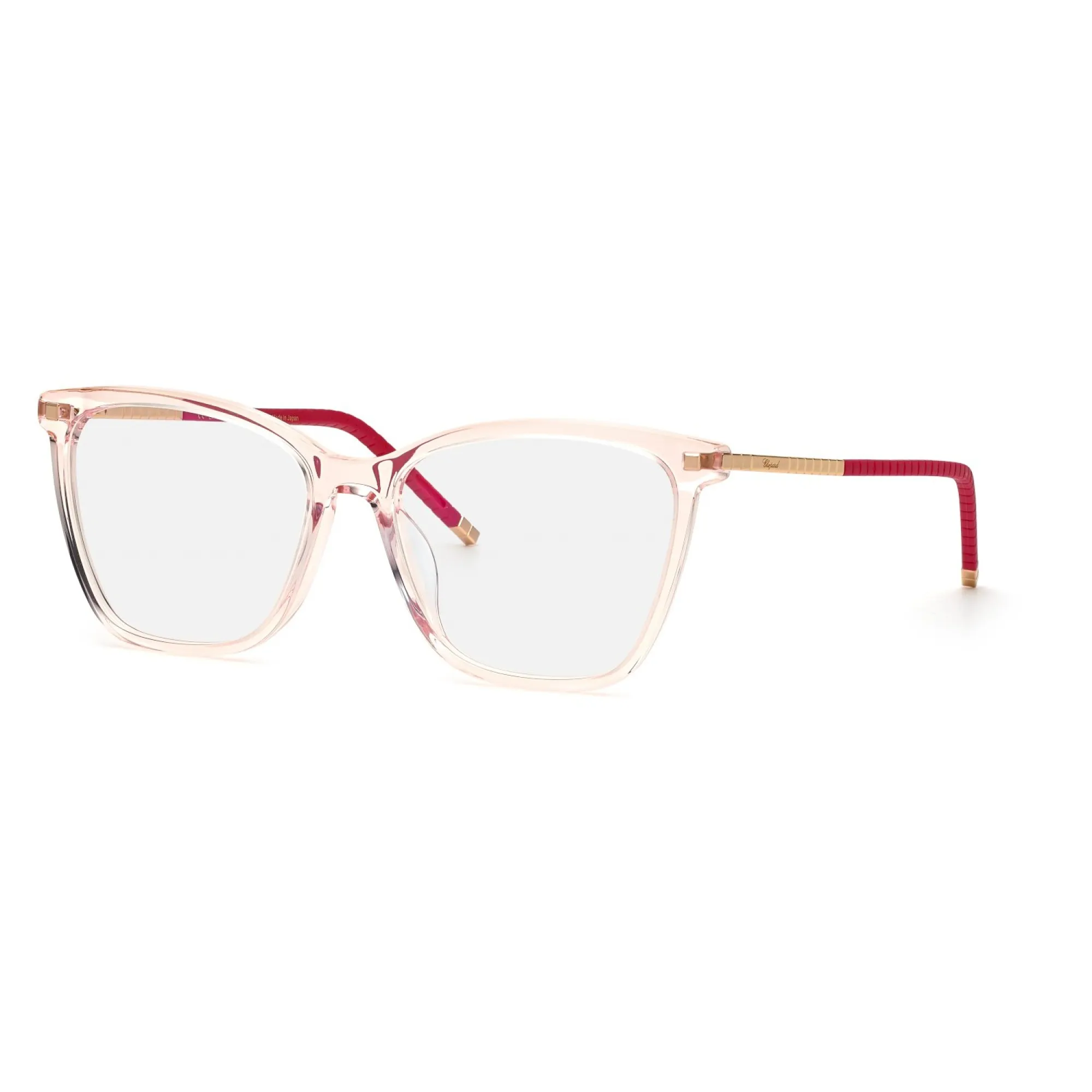   Chopard VCH349M - 096D Rosa Antico Trasparente Lucido | Occhiale Da Vista Donna 