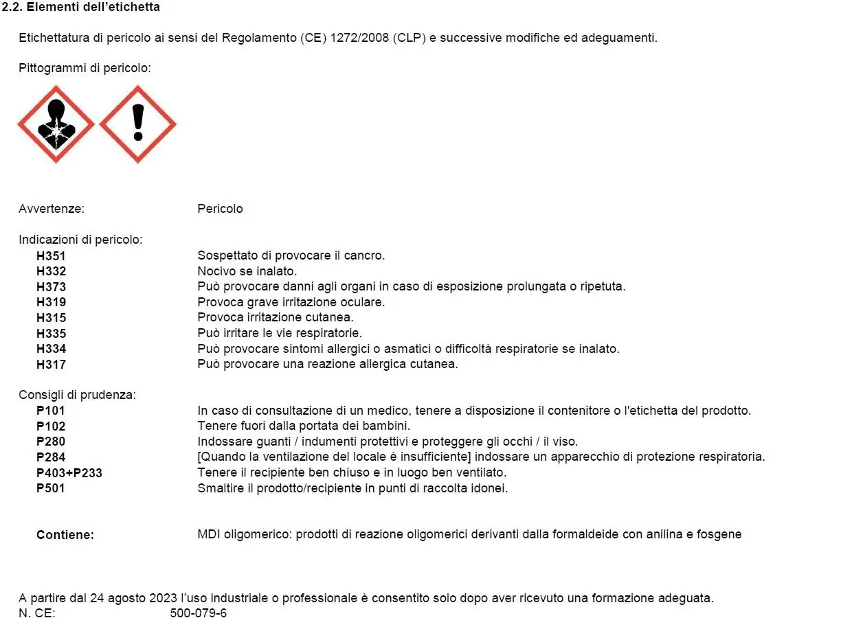 Colla poliuretanica per prati sintetici 5,5 kg