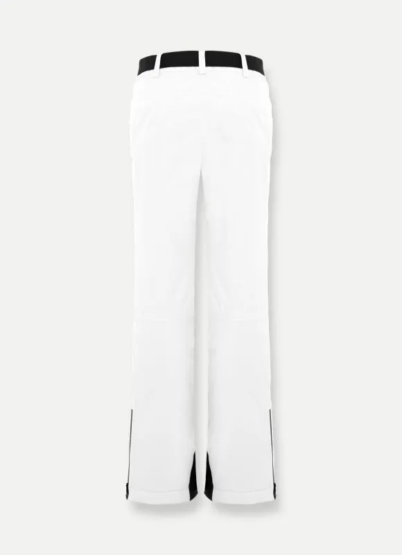 COLMAR 0451 SAPPORO REC White pantaloni sci donna imbottiti con cintura