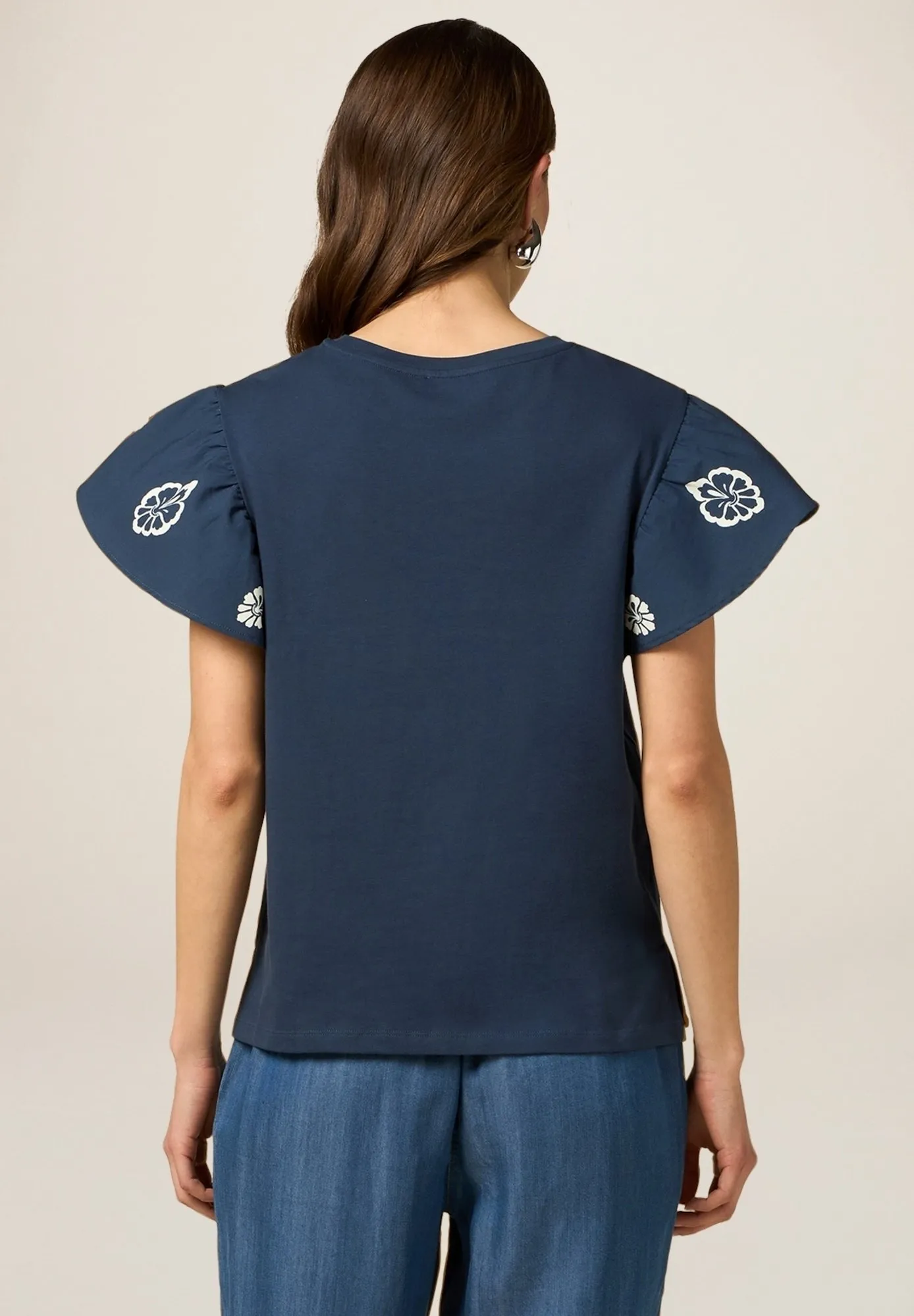 CON MANICHE FANTASIA - T-shirt con stampa
