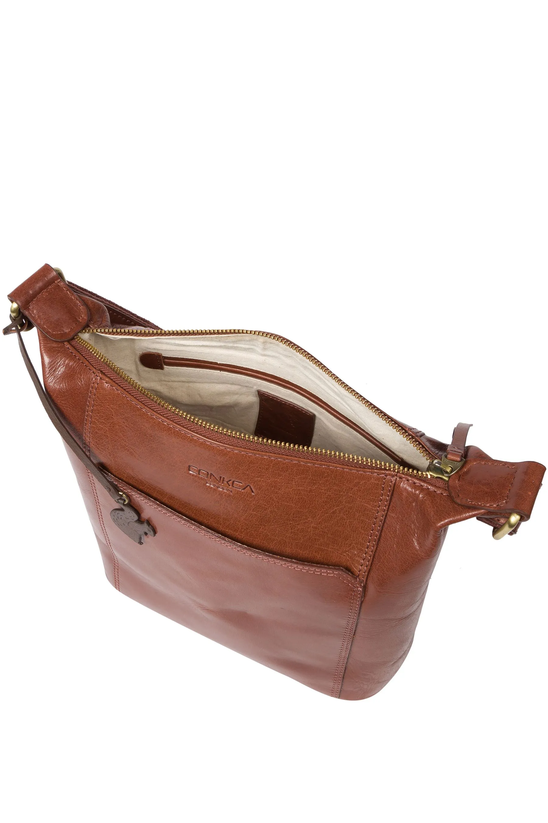 Conkca - Yasmin - Borsa a tracolla in pelle    