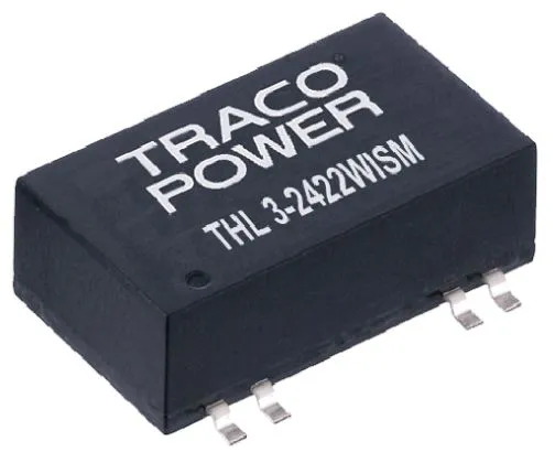 Convertitore c.c.-c.c. 3W, Vin 9 → 36 V c.c., Vout ±5V cc, 1.5kV cc