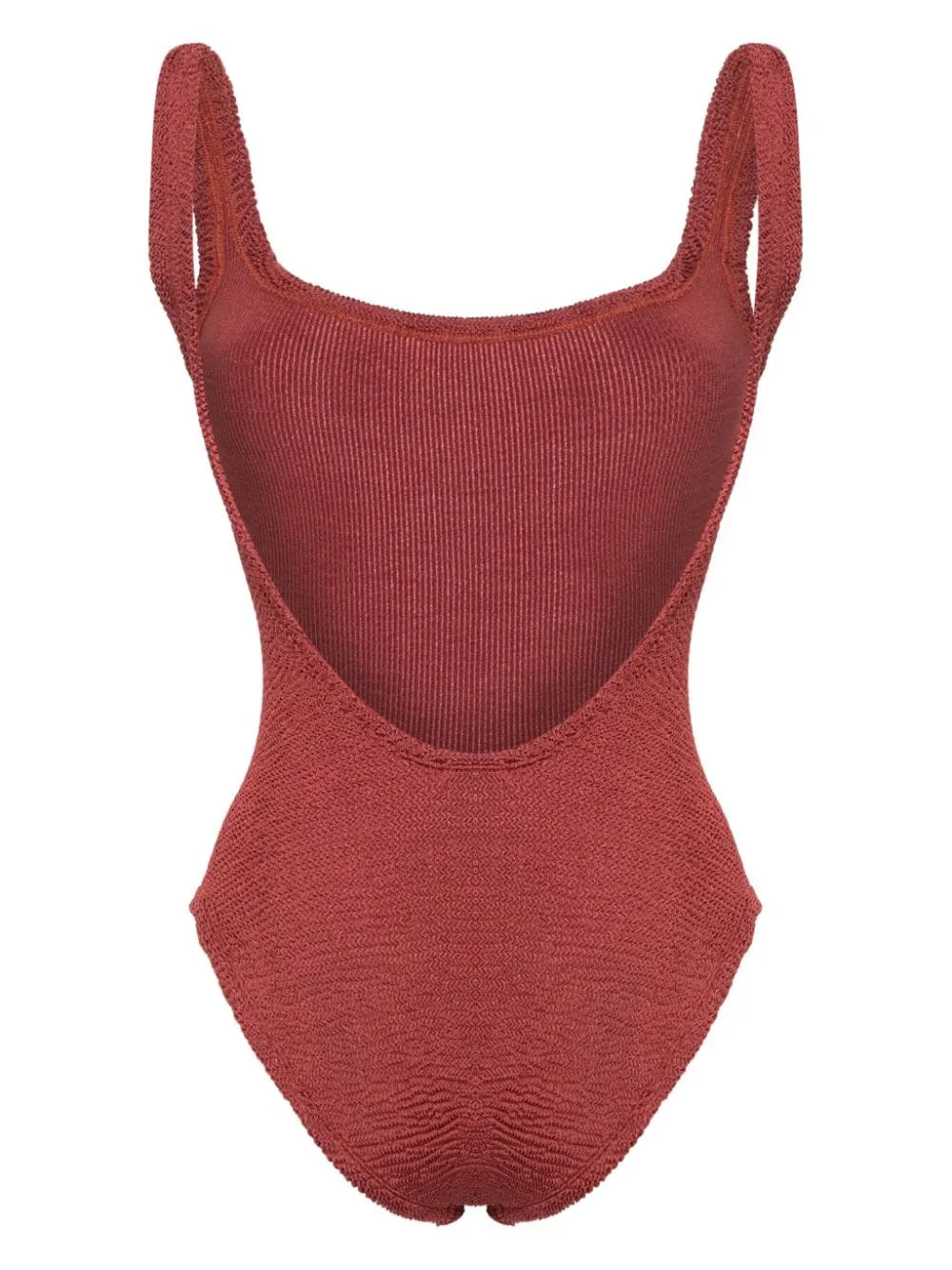 Costume intero a coste sadie in rosa Hunza G - donna