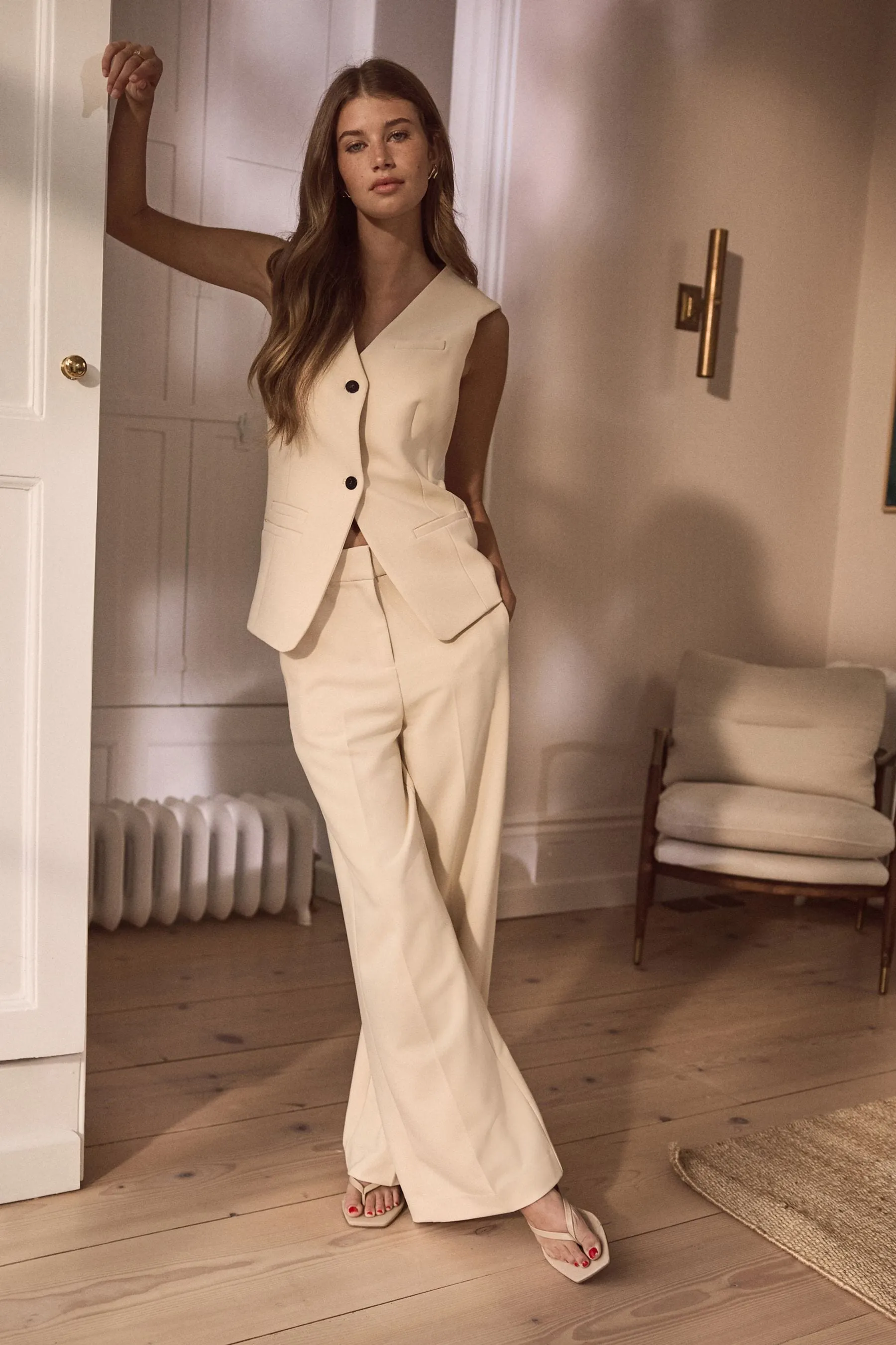 Crema  - Gilet Sartoriale premium