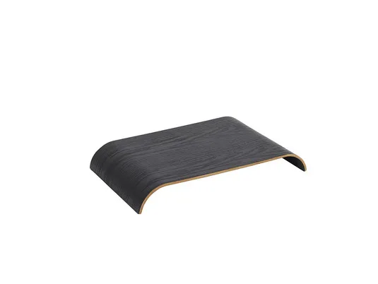 Curva Legno Vassoio per Scaffale L41xW25,3xH5,5 Nero - AYTM | Acquista online