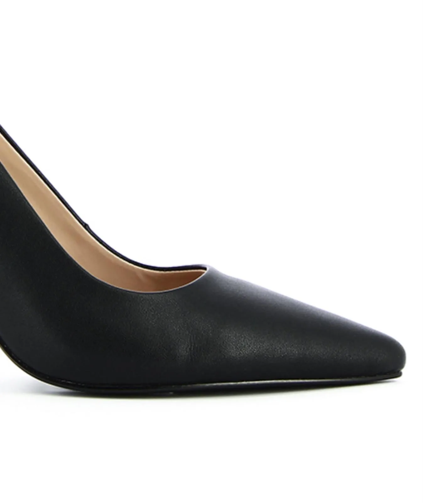 Decolletè nere slingback in pelle