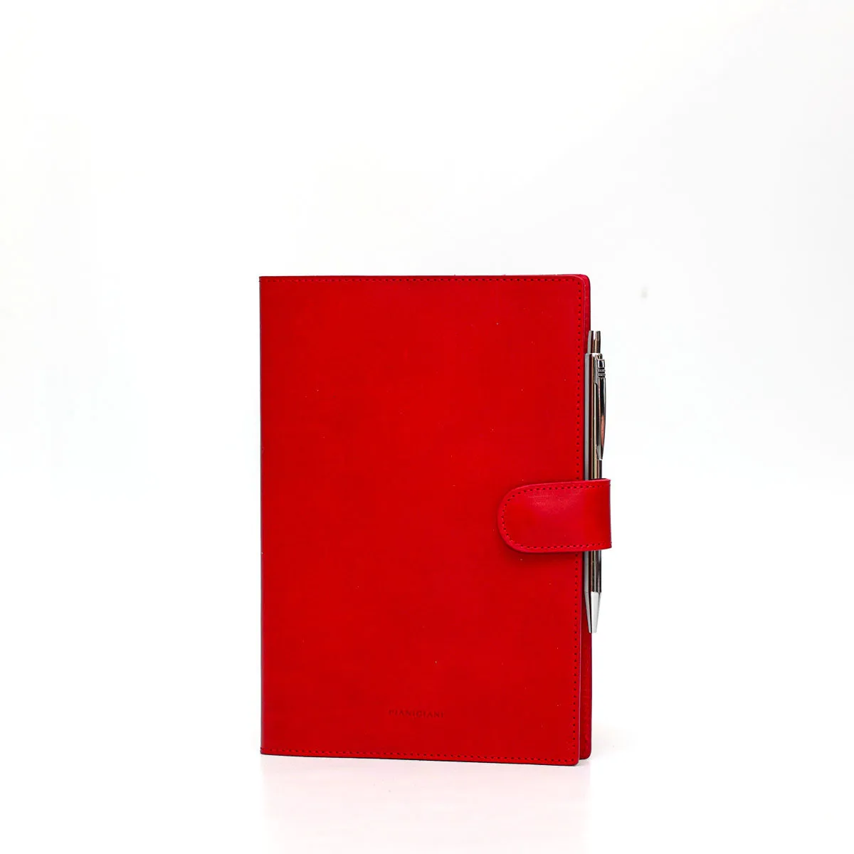 Diario Grande in Pelle Rossa