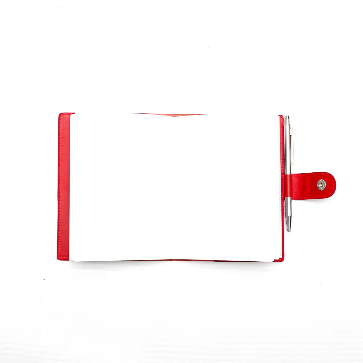 Diario Grande in Pelle Rossa
