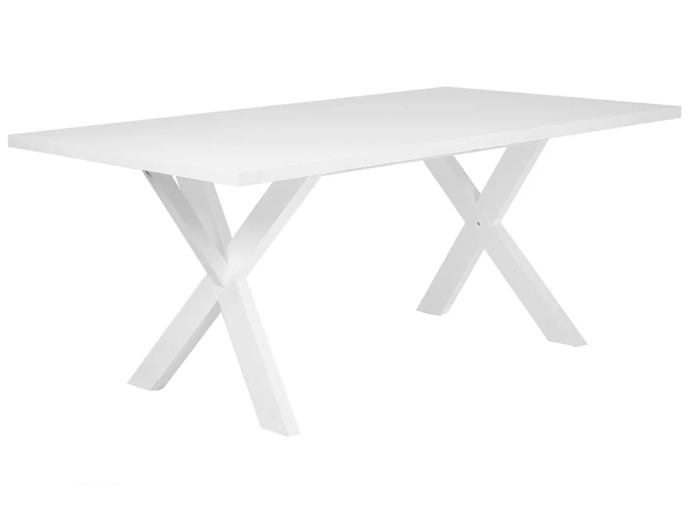 Dining Table LISALA White 180 cm 100 cm