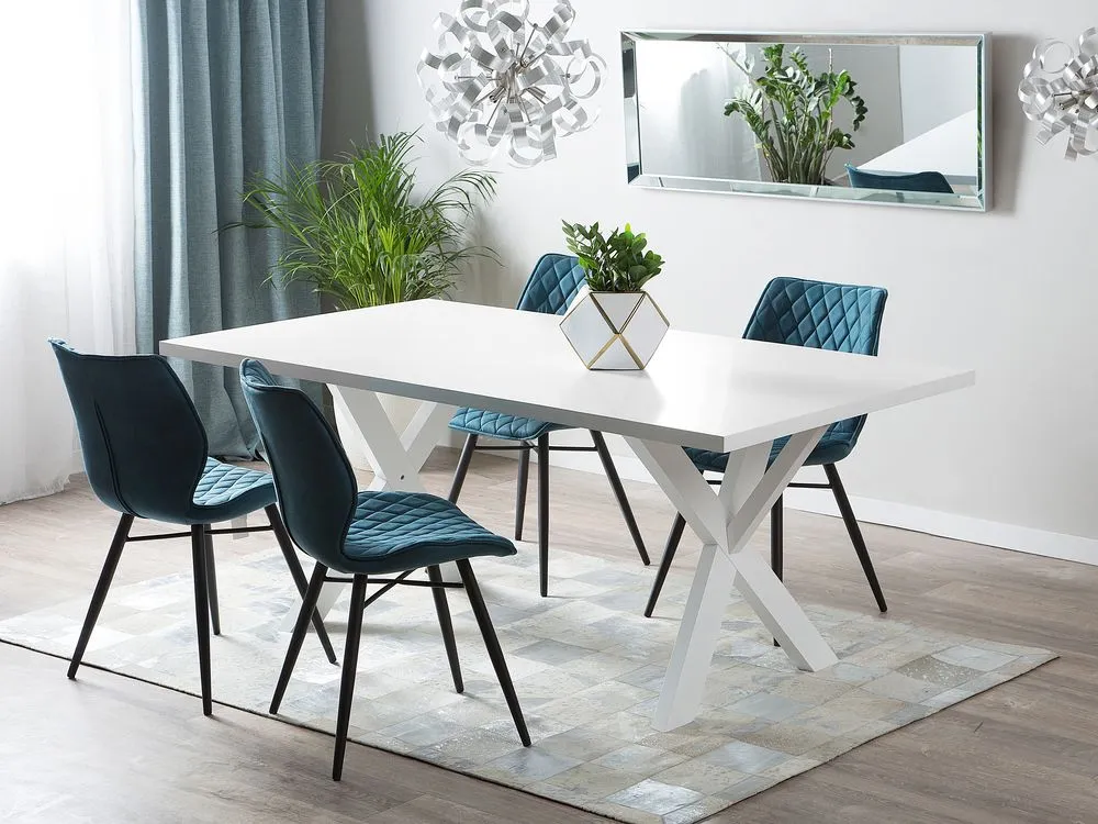 Dining Table LISALA White 180 cm 100 cm