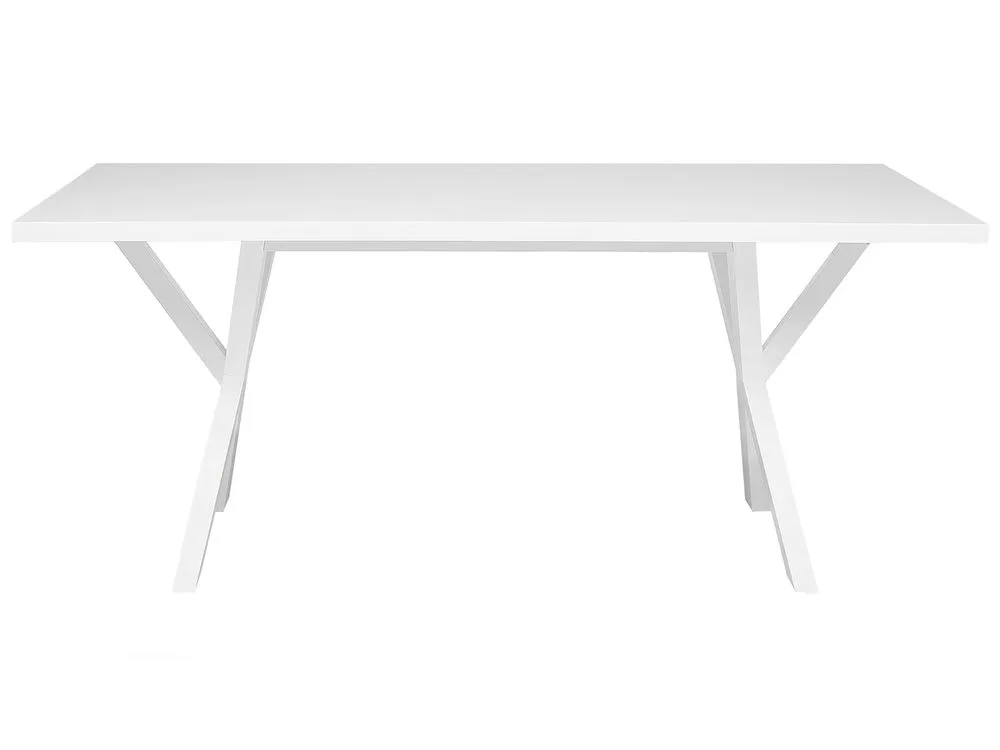 Dining Table LISALA White 180 cm 100 cm