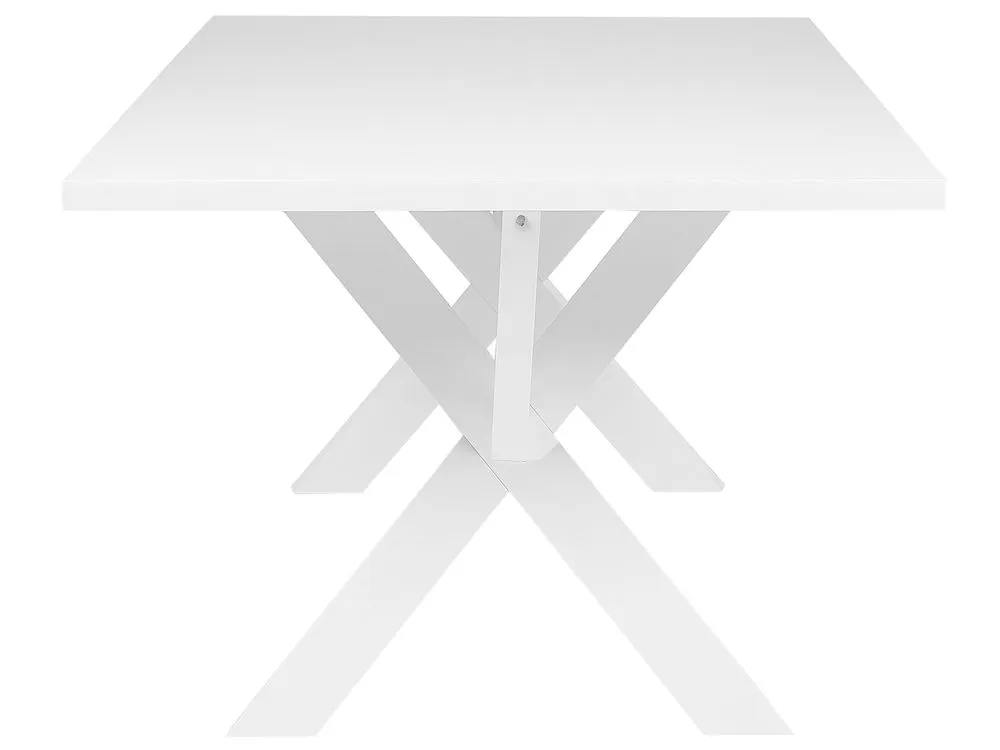 Dining Table LISALA White 180 cm 100 cm