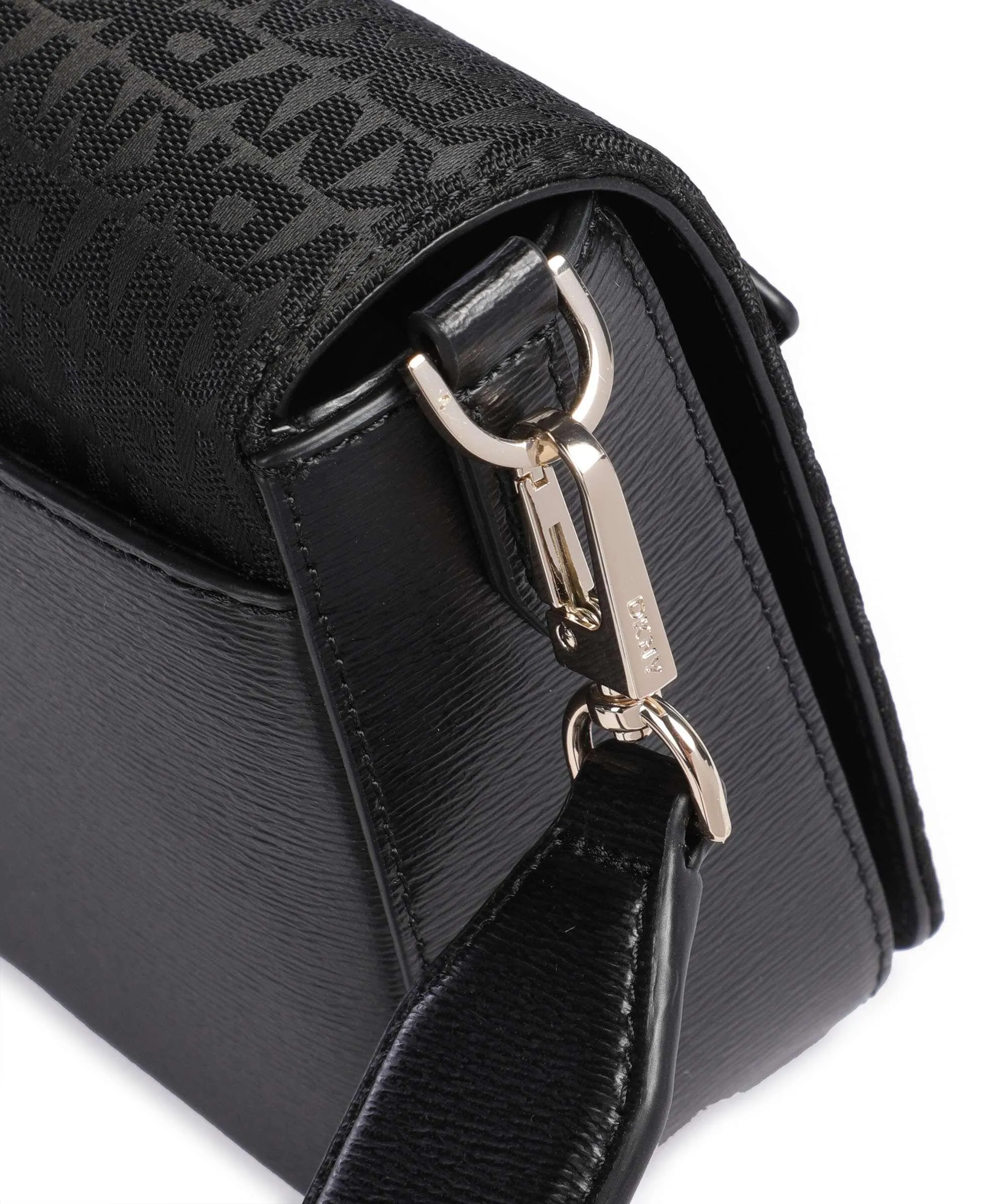  DKNY Bryant Borsa a tracolla poliestere, pelle di vacchetta grana nero  