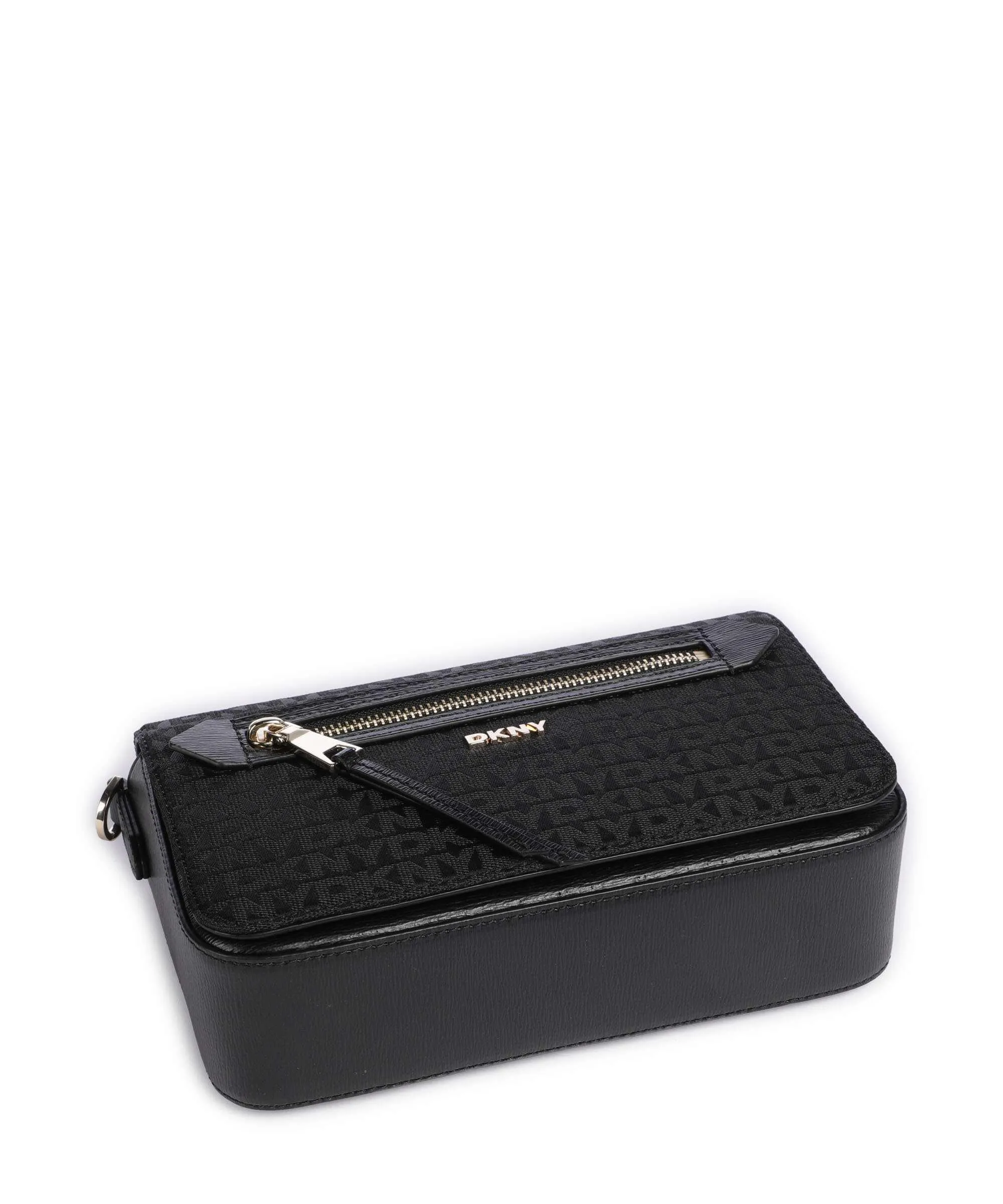  DKNY Bryant Borsa a tracolla poliestere, pelle di vacchetta grana nero  