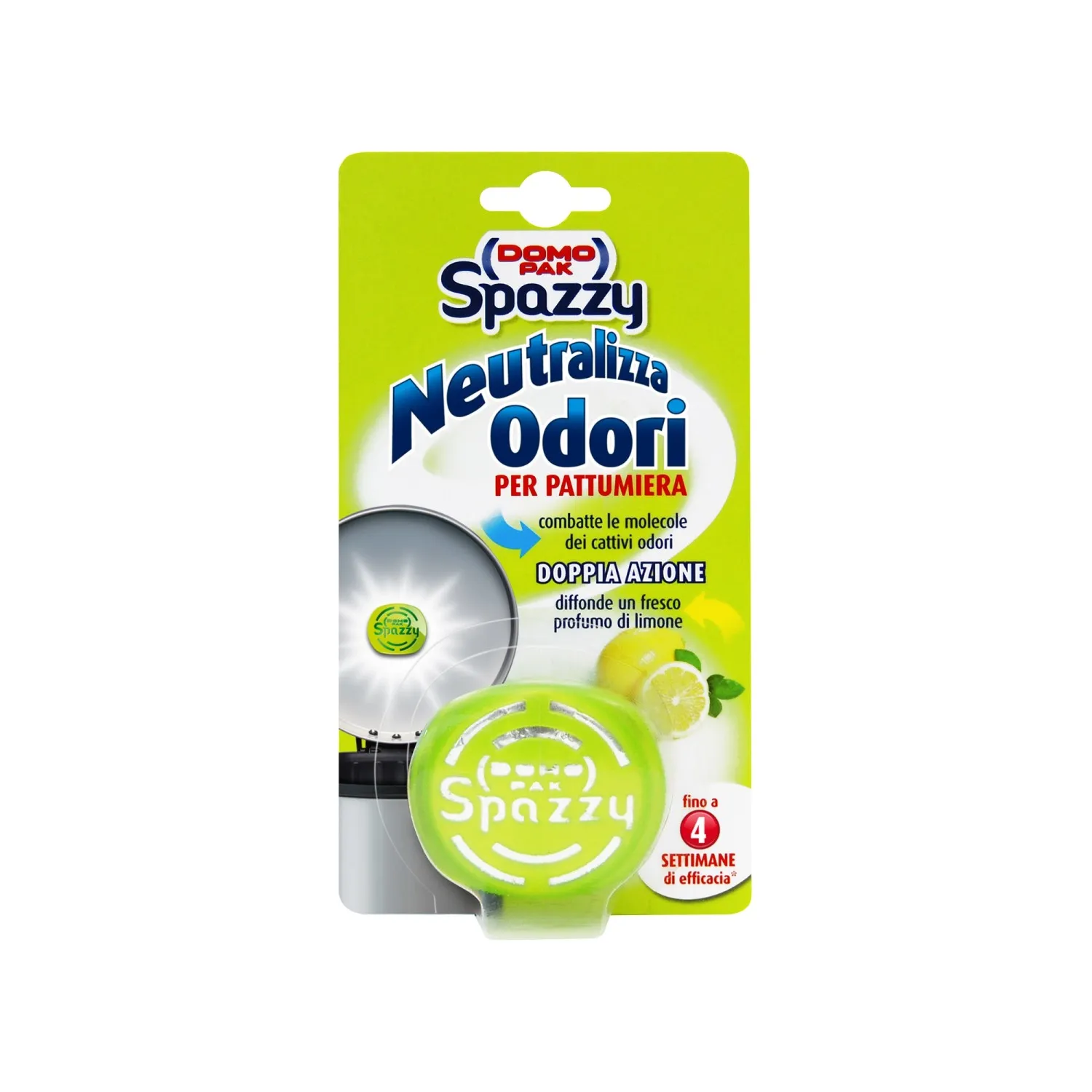 Domopak Spazzy Neutralizza odori per pattumiera prof. limone