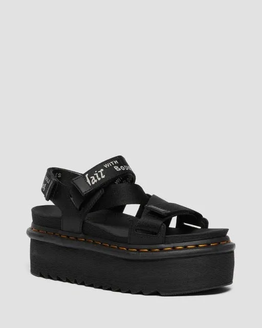 DR MARTENS - SANDALI CON CINTURINO KIMBER LOGO WEBBING