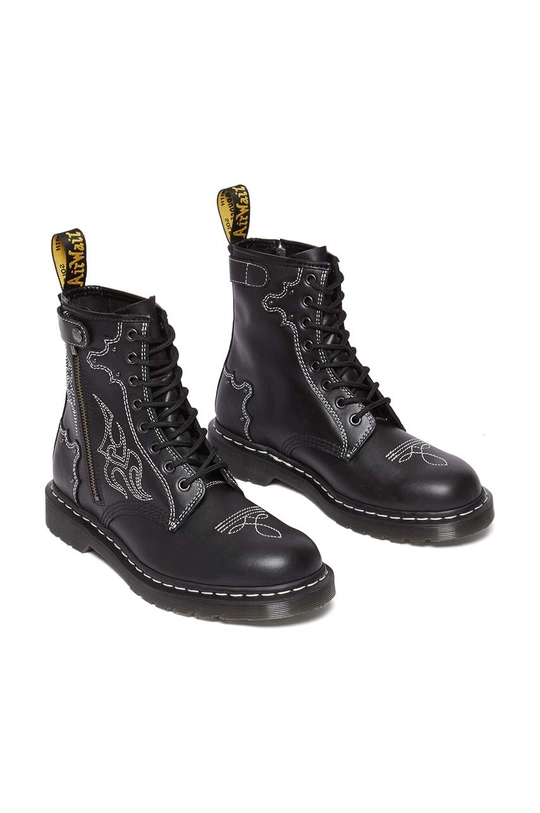 Dr. Martens stivali da motociclista in pelle 1460 Gothic Americana