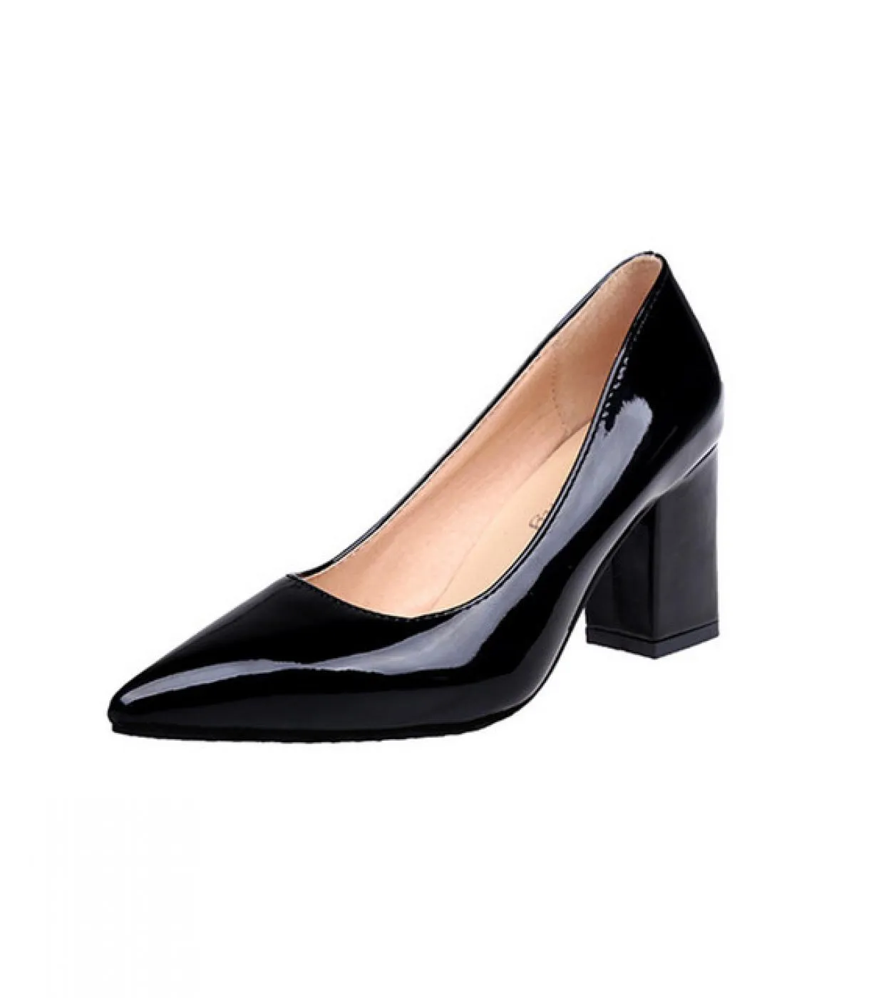 Décolleté nere casual da donna Scarpe Scarpe con tacco Nero Comfort Donna Nuove pompe da donna