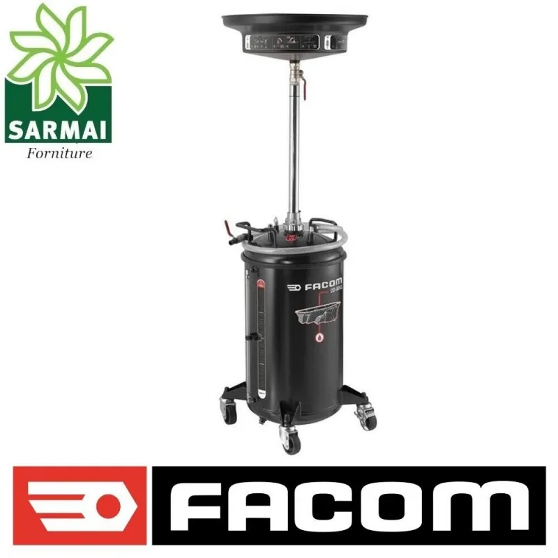 Facom OD.80G recupero olio per officina collettore 80 Litri