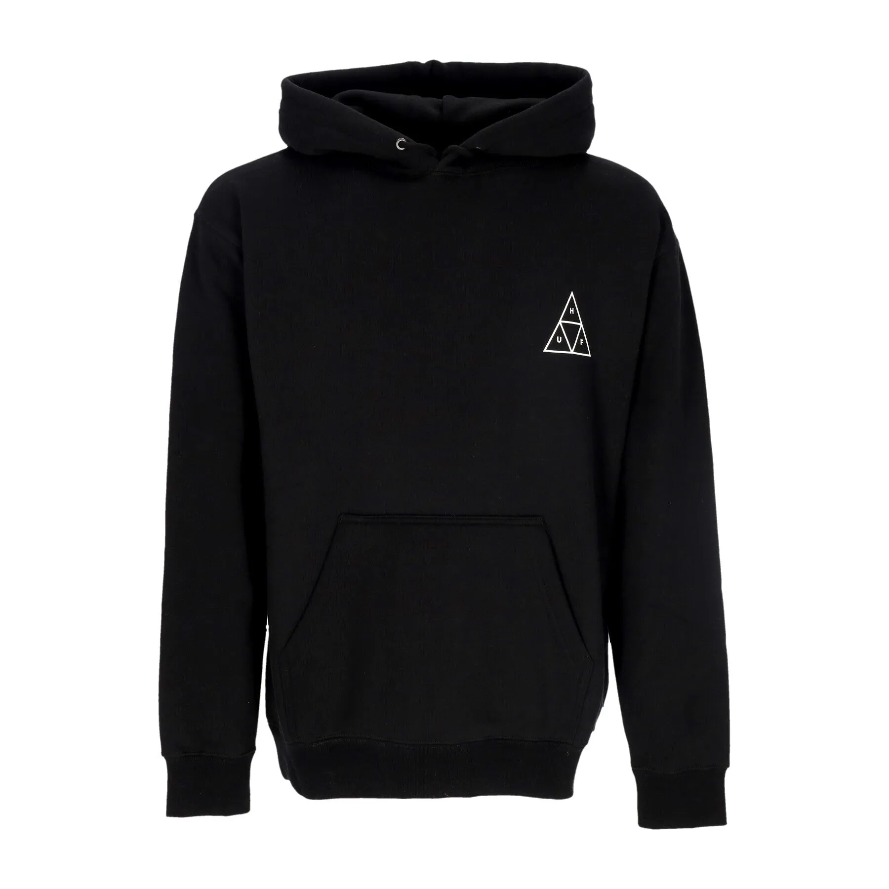 Felpa Cappuccio Uomo Set Triple Triangle Po Hoodie Black