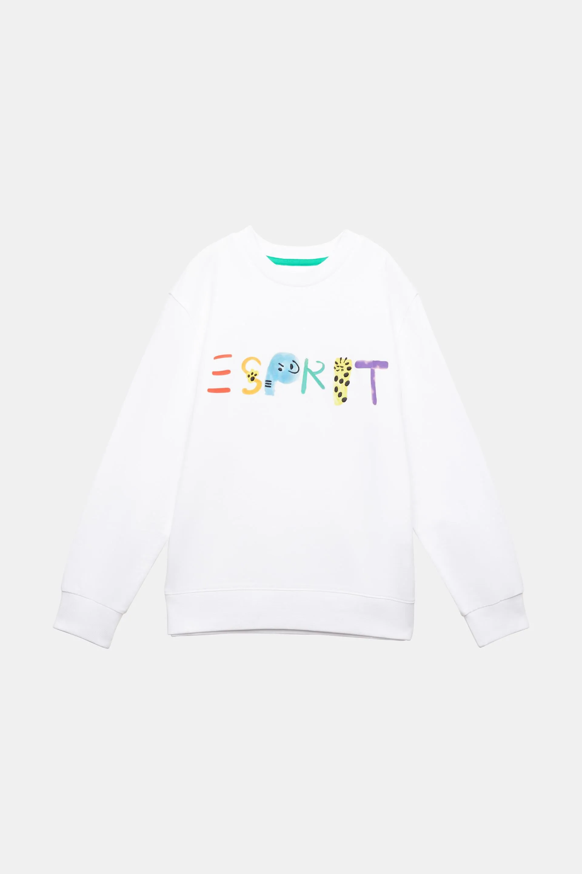 Felpa in cotone con logo