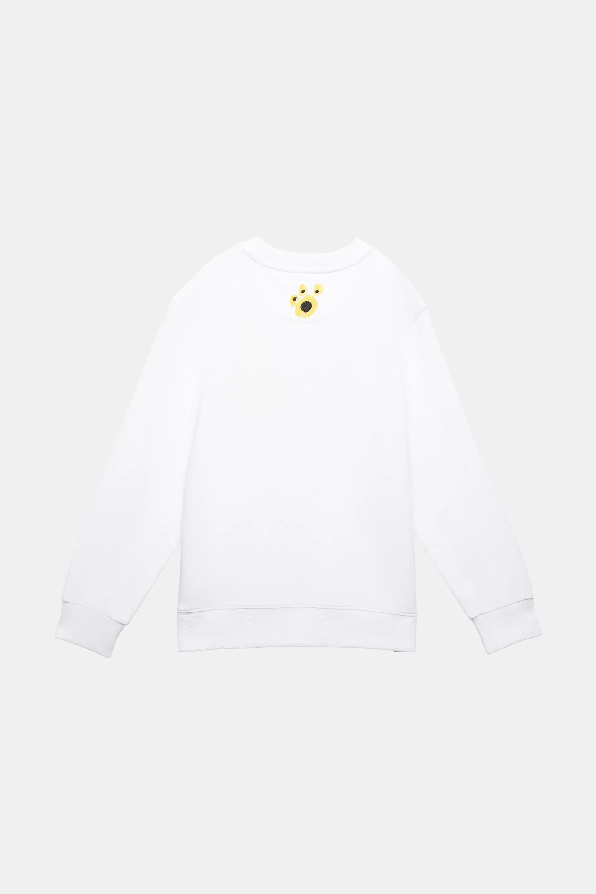 Felpa in cotone con logo