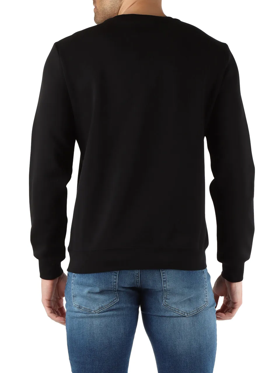 Felpa slim fit in misto cotone
