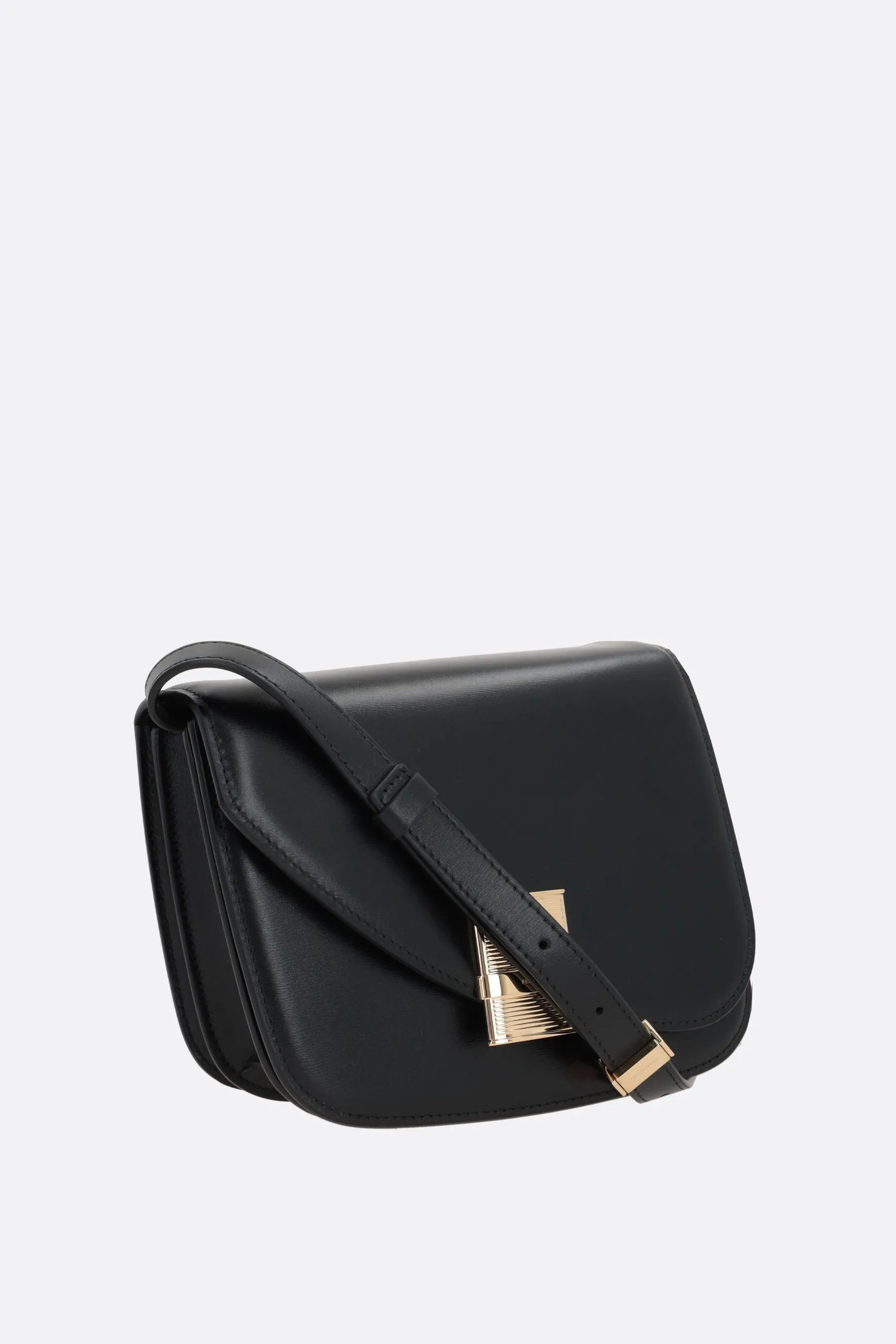  FERRAGAMO borsa a spalla Fiamma small in pelle liscia 